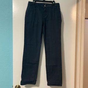 RSQ Mens Skinny Washed Navy Chinos